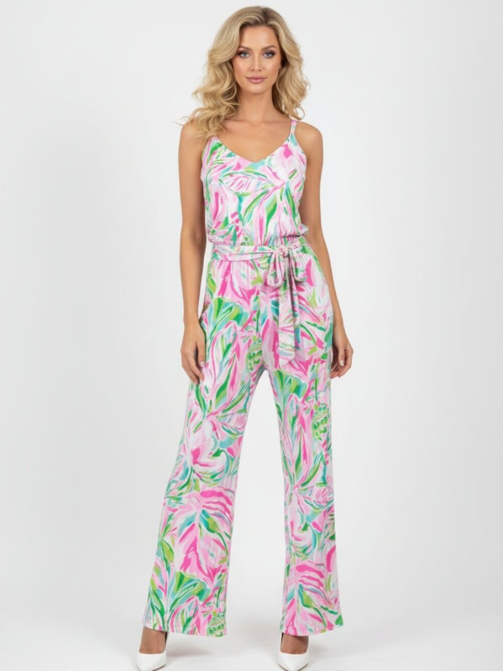 Lilly Pulitzer White Sleeveless ‎ Pants Jumpsuit S